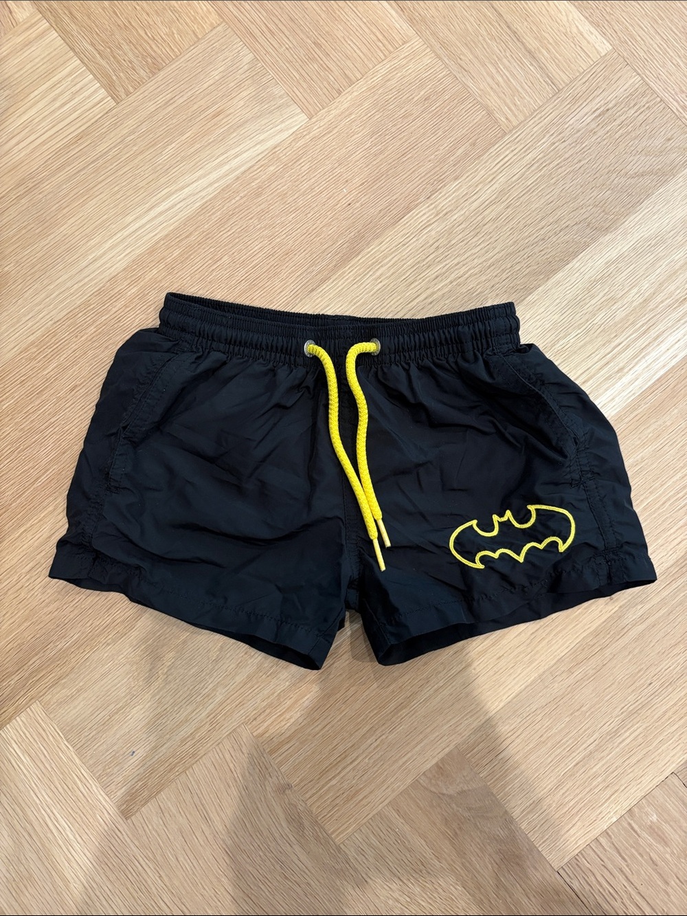 MC2 Saint Barth Black boys Swim Trunk BATMAN